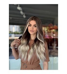 Luxury Röfleli Özel Tasarım Saç Model Peruk