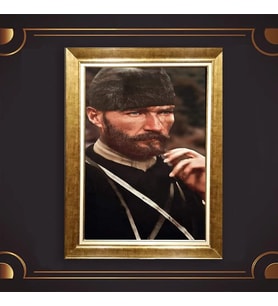 Özel Seri Paspartulu Çerçeveli Atatürk Tablo l341 (Gold)