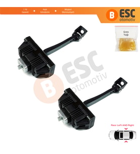BMW X3 E83 2003-2011 41527176802 İçin 2 EA Arka Sağ ve Sol Kapı Gergi Yayı