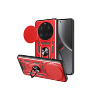 Durukar® Mi 15 Ultra Kılıf Pars Lens Yüzüklü Silikon - Kırmızı