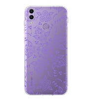 Huawei Honor 8c  Kamera korumalı Kapak Nostalji Desen Tasarımlı  Şeffaf Kılıf