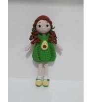 Avokado Bebek Amigurumi Organik Oyuncak