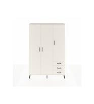 Arges Gardrop 6 Raflı 3 Çekmeceli Tek Askılı 132x30x195 Aytaşı-Aytaşı