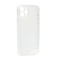 Apple iPhone 12 Pro Kılıf Zore Kamera Korumalı Süper Silikon (Renksiz)