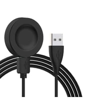Hızlı Şarj Edin, Huawei Watch GT 3 Pro 46mm Uyumlu Akıllı Kapanma Özellikli Manyetik USB Kablosu (Siyah)