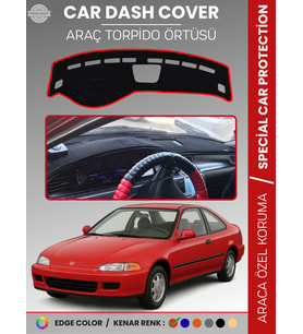 HONDA CIVIC (1994-2000) Torpido Örtüsü Ön Panel Torpido Koruma Tam Uyum Çatlamayı Önler Kolay Montaj