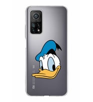 Xiaomi Mi 10 T Uyumlu Kapak Donald Duck Tasarımlı Şeffaf Silikon Kılıf