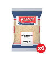 Yazar Gönen Baldo Pirinç 900 Gr. x 6 adet