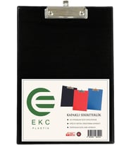 A4 Kapaklı Sekreterlik Siyah, Bloknot Yazı Tablası, Clipboard