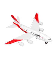 Ctoys Çek Bırak Metal Yolcu Uçağı Işıklı Sesli Kırmızı A3806A