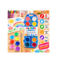 Aquarell Sulu Boya Fırçalı 12 Renk 30 mm (12 Renk)