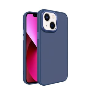 Coverzone ?phone 15 ile Uyumlu K�?e Korumal? Buzlu Saydam Metal �er�eveli � Darbeye Dayan?kl?, Kamera Korumal?, Mat Arka Y�zey, Ultra ?nce ?effaf Koruma Telefon K?l?f?