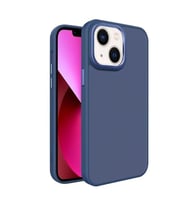 Coverzone ?phone 15 ile Uyumlu K�?e Korumal? Buzlu Saydam Metal �er�eveli � Darbeye Dayan?kl?, Kamera Korumal?, Mat Arka Y�zey, Ultra ?nce ?effaf Koruma Telefon K?l?f?