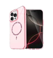 Apple İphone 16 Pro Live Diamond Magsafe Kapak - Pembe
