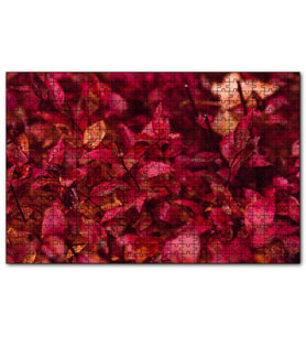 Cakapuzzle Kızıl Sonbahar Yaprakları 120 Parça Puzzle Yapboz MDF (Ahşap)