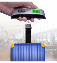 Dijital Işıklı Elektronik Askılı El Bagaj Tartısı Bavul Kantarı El Tartısı El Terazisi Bavul terazisi Okul Seyahat Taşınabilir Tartı