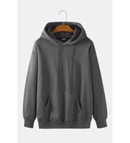 Erkek Kapüşonlu Uzun Kollu Kanguru Cepli Sweatshirt 9Y-5200178-002 Antrasit