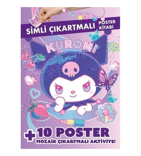 Kuromi Simli Çıkartmalı Poster Kitabı