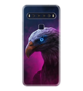 TCL 10L 10 Plus 10SE 20E 20SE 30SE L7 Kılıf Desemli Silikon Kartal 1622