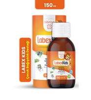 Labex Kids Çinko Kekik Beta Glukan Karamürver Çocuk Multivitamin Şurup 150 ml