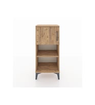 Arges Komodin 2 Raflı Tek Kapaklı 44x30x96 Çam-Çam
