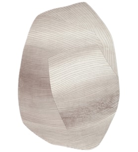 Krem Gri Amorf Modern Viskon Polyester Kilim Halı Nisali Serisi