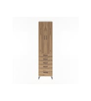 Hyperion Dolap 4 Raflı 5 Çekmeceli 2 Kapaklı 60x44x243 Aytaşı-Çam