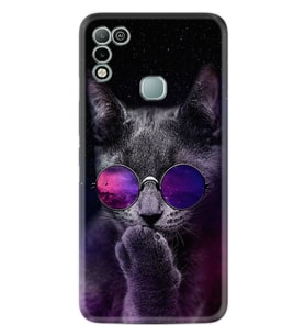Infınıx Hot 10 Play Kılıf Silikon Desen Özel Seri Carisma Cat 1607