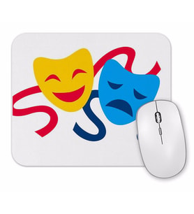 Happy  Sad Face Mouse Pad.jpg