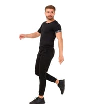 Terleme Hızlandırıcı Rahat Şık Destekleyici Kısa Kol Termal Sauna Eşofman Takım
