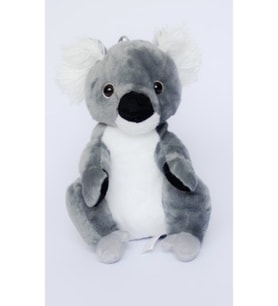 Sevimli Şaşkın Koala Peluş Oyuncak 28 Cm (Gri)
