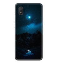 TCL L7 Kılıf Silikon Desen Gece 1633