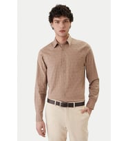 Guess Uzun Kollu Cepli Jakarlı Erkek Bej Gömlek M6GH18W1713-FMAZ