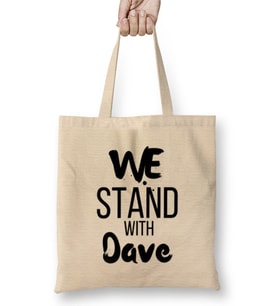 WE Stand With Dave Chappelle Bez Çanta Uzun Saplı