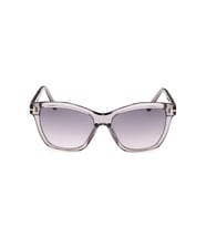 Tom Ford Kadın Güneş Gözlüğü - Kristal Gri Kemik Çerçeve Gri Degrade Cam FT1087