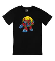 Boom Box Robotlu Siyah Tişört