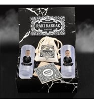 Erkeğe Karikatürlü Tasarım Rakı Bardağı Seti Hediye Kutusu