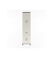 Hyperion Dolap 5 Raflı Tek Çekmeceli 4 Kapaklı 60x44x243 Antrasit-Aytaşı