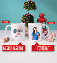 Ortopedi Uzmanı Kupa Bardak Fotoğraflı