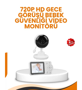 Ebeveyn Kontrollü 2.8 İnç Bebek Monitörü Güvenli İzleme