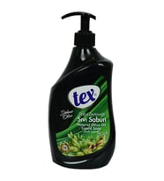 Tex Sıvı El Sabunu Doğal Zeytinyağlı Delux Olive Alkol ve Paraben İçermez 750 ML