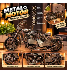 Metal Chopper Motosiklet Biblo