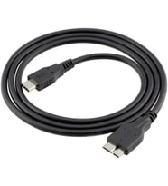 4352 Usb Type C To Micro Usb 3.0 Taşınabilir Hard Disk Kablosu USB 3.1 veya 3.0 Micro-B bağlantı noktalı harici sabit sürücüye, tablete ve akıllı telefona dosya aktarım sağlar (3 Metre)