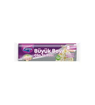 Premium Büzgülü Çöp Torbası Limon Kokulu Büyük Boy 10'lu 65 x 70 cm