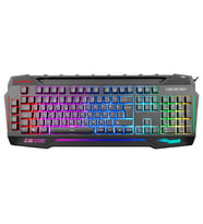 Rampage KB-R63 STAGE Siyah 4 Makro Fonksiyon Sese Duyarlı Işıklı RGB Q USB Oyuncu Klavyesi