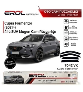 CUPRA FORMENTOR (2021>) 4'LÜ SUV MUGEN CAM RÜZGARLIĞI