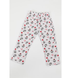 DoReMi Kız Çocuk Ergonomik Pijama Altı (Açık Gri)