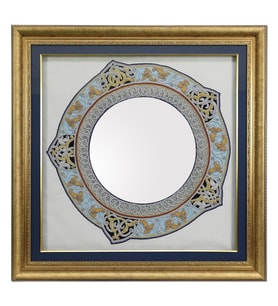 e38 EL İŞÇİLİĞİ AYNALI TABLO 93*93 cm - 5278