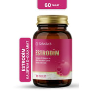 Erbatab Estrodim 100 mg DIM Kalsiyum D-Glukarat Savoy Lahanası Japon Poligonu 60 Tablet