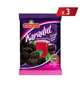 Altıncezve Karadut Aromalı İçecek Tozu 250 Gr - 3LÜ PAKET